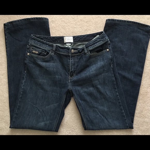 White House Black Market Denim - White House Black Market Sz 8R Bootcut Blue Jeans